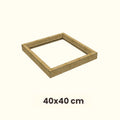 40 x 40 cm Costière isolée en bois (OSB) pour toit en pente