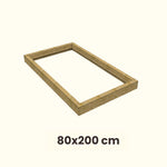 80 x 200 cm Costière isolée en bois (OSB) pour toit en pente
