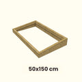 50 x 150 cm Costière isolée en bois (OSB) pour toit plat