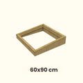 60 x 90 cm Costière isolée en bois (OSB) pour toit plat