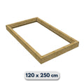 Costière isolée en bois (OSB) pour fenêtre de toit inclinée 120 × 250 cm