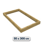 Costière isolée en bois (OSB) pour fenêtre de toit inclinée 50 × 300 cm