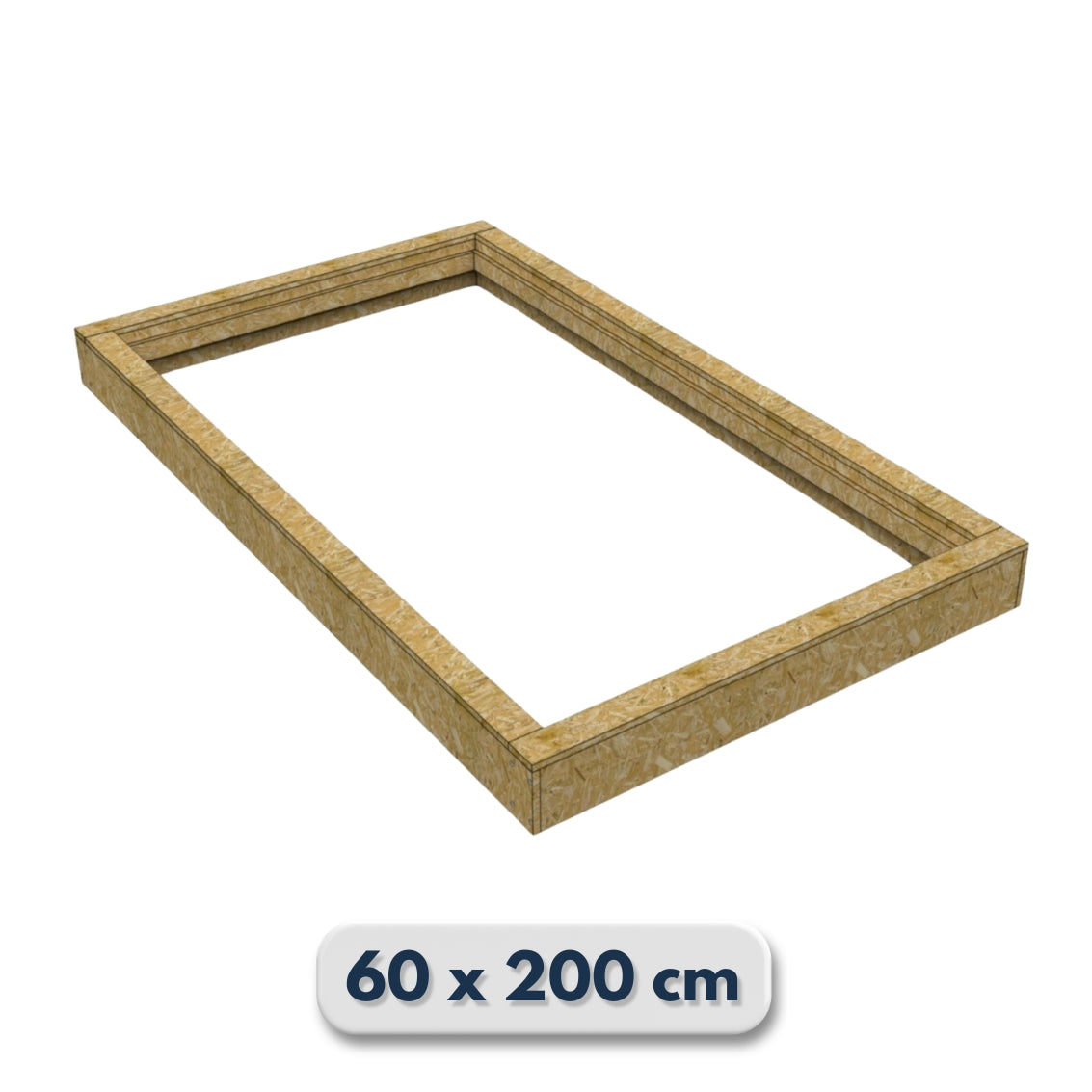 Costière isolée en bois (OSB) pour fenêtre de toit inclinée 60 × 200 cm