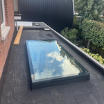 60 x 60 cm Fenêtre de toit pour toit plat, triple vitrage, valeur U: 0,9 W/m²K