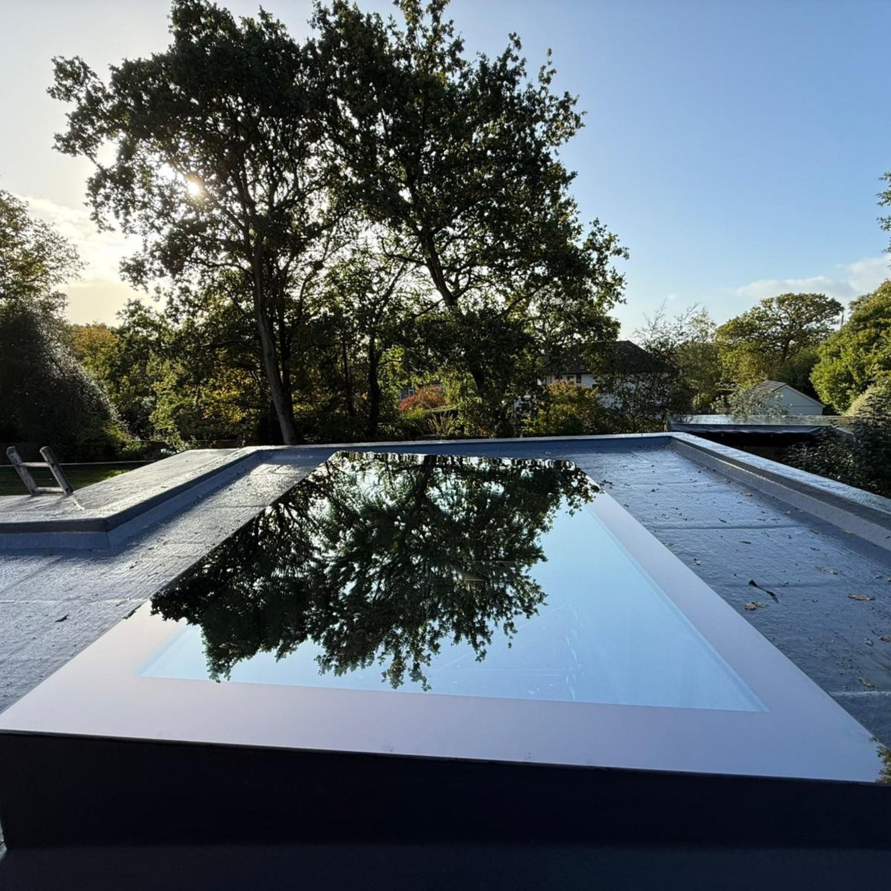 100 x 150 cm Fenêtre de toit pour toit plat, triple vitrage, valeur U: 0,9 W/m²K