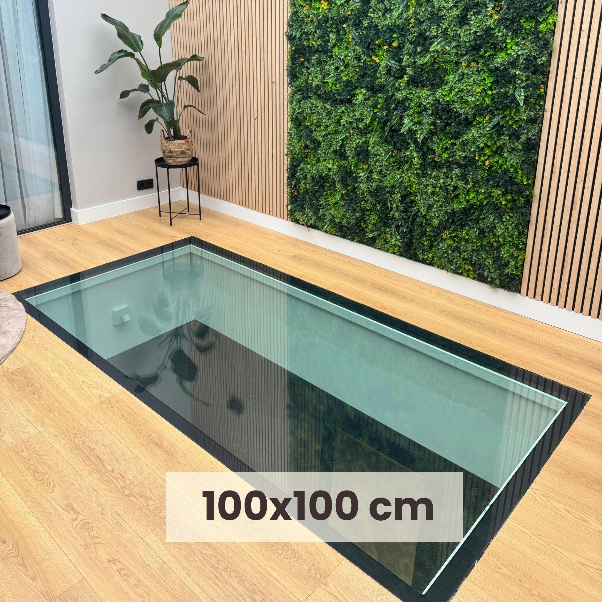 100 x 100 cm Fenêtre de toit plate praticable