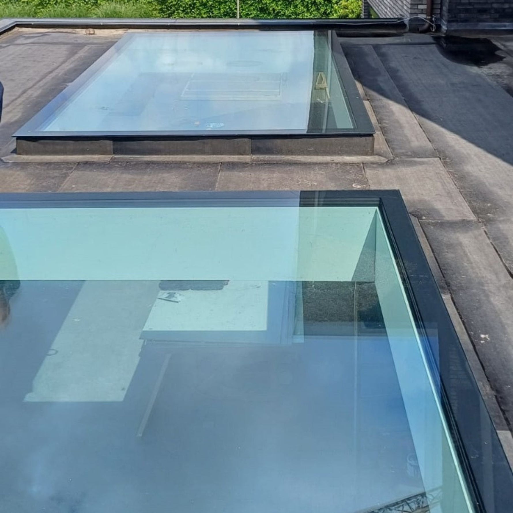 60 x 300 cm Fenêtre de toit pour toit plat, triple vitrage, valeur U: 0,9 W/m²K