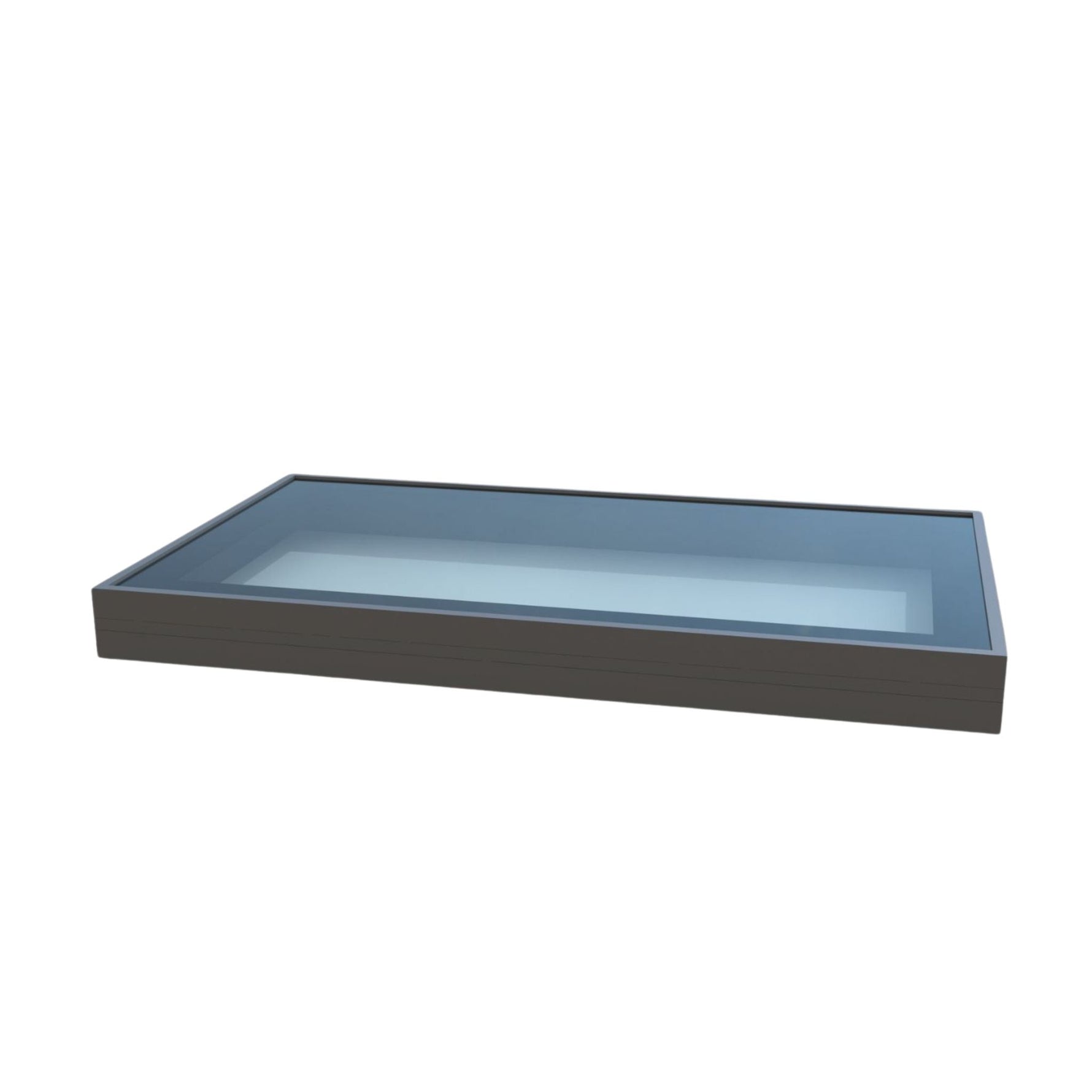100 x 100 cm Fenêtre de toit en aluminium – Double vitrage