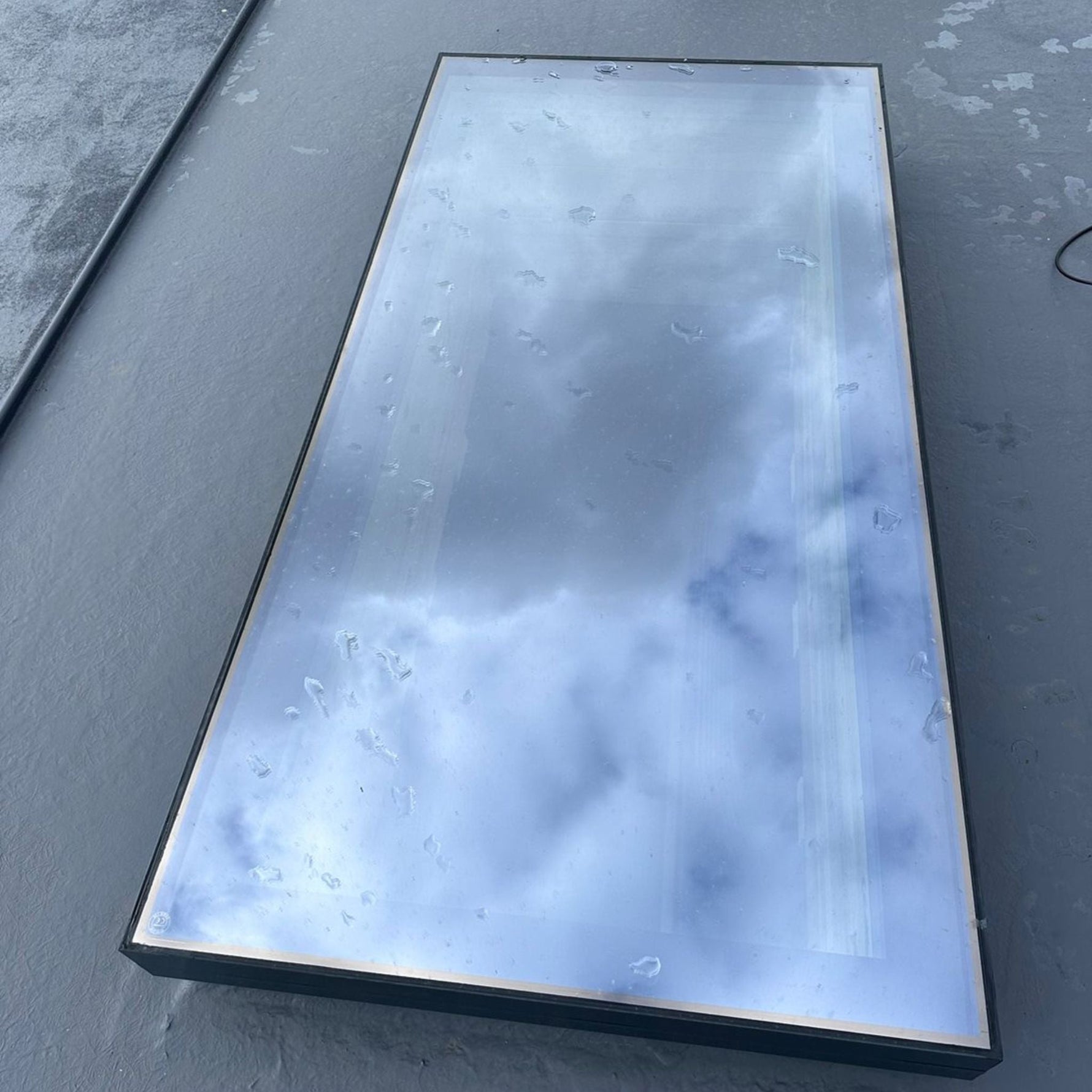 100 x 200 cm Fenêtre de toit en aluminium – Double vitrage