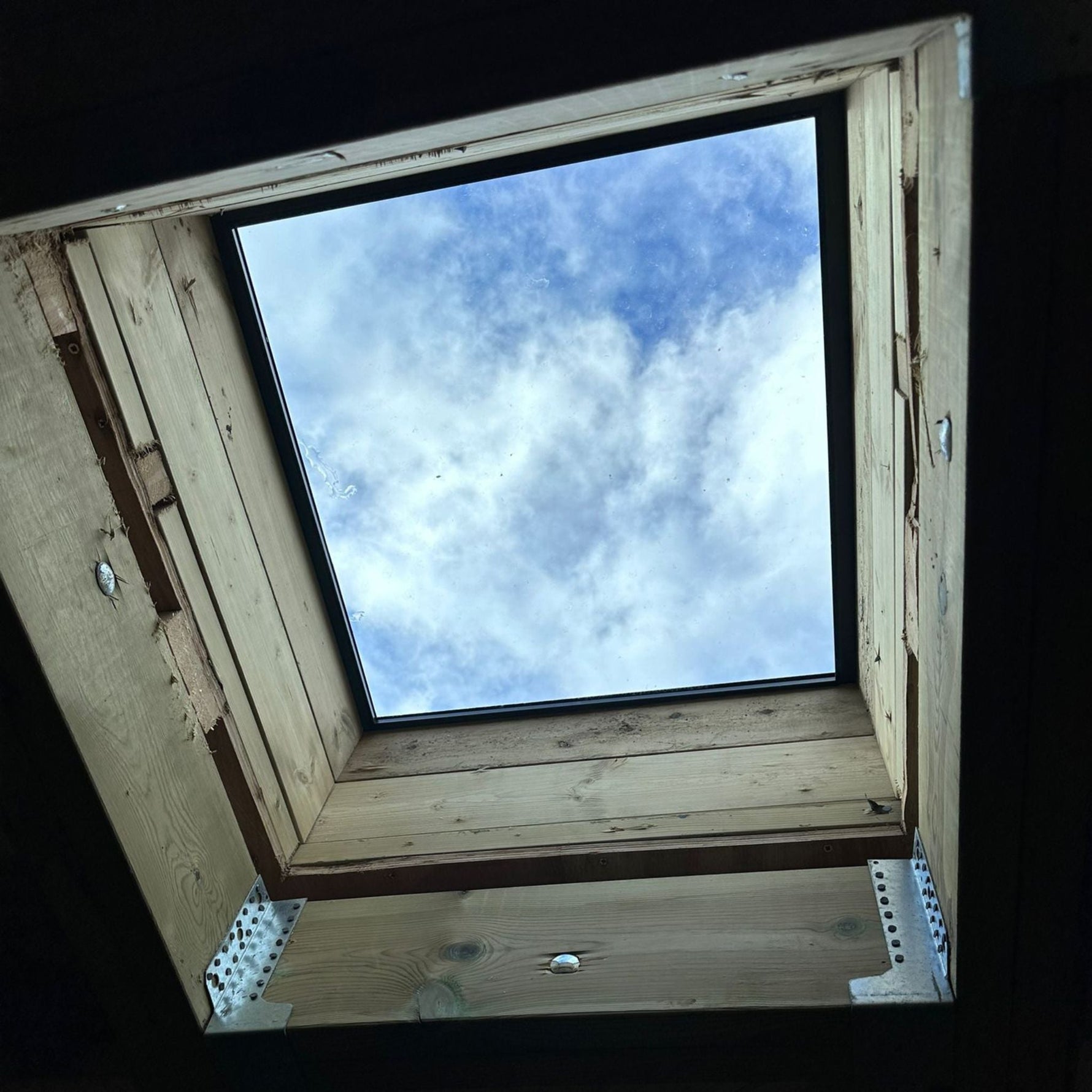 60 x 90 cm Fenêtre de toit en aluminium – Double vitrage