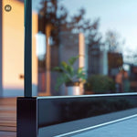 Garde-corps en verre SV75 UT à fixation au sol – Système réglable