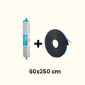 Kit d'installation pour 1 fenêtre de toit 60x250cm pour toit plat